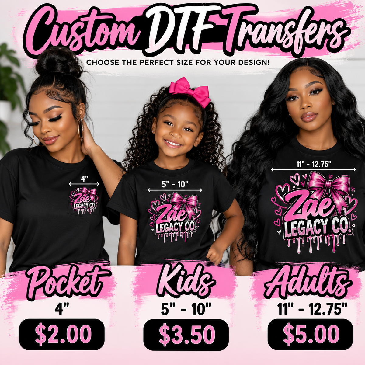Individual DTF Transfer